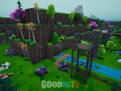 Fortnite 50 Level Jungle Deathrun