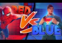 RED VS BLUE SPIDERMAN VS SUPERMAN