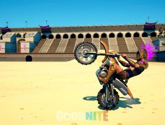 MOTORCYCLE DUNE - GUN GAME