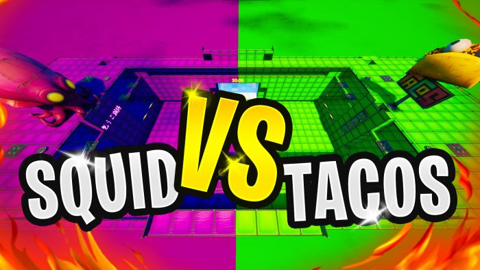 Green Tacos vs Purple Squid