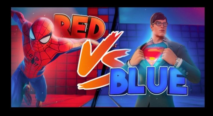 RED VS BLUE SPIDERMAN VS SUPERMAN