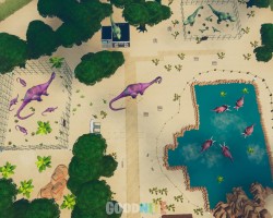 image 2 map Jurrasic Park Island