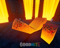 image 1 map BUILD FIGHT 1V1 - THE VOLCANO