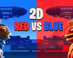 image 1 map Super 2D Red VS Blue