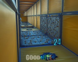 image 1 map DEATHRUN 103 EASY LEVEL YELLOW AND BLUE