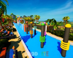 image 2 map COLOR WIPEOUT DEATHRUN