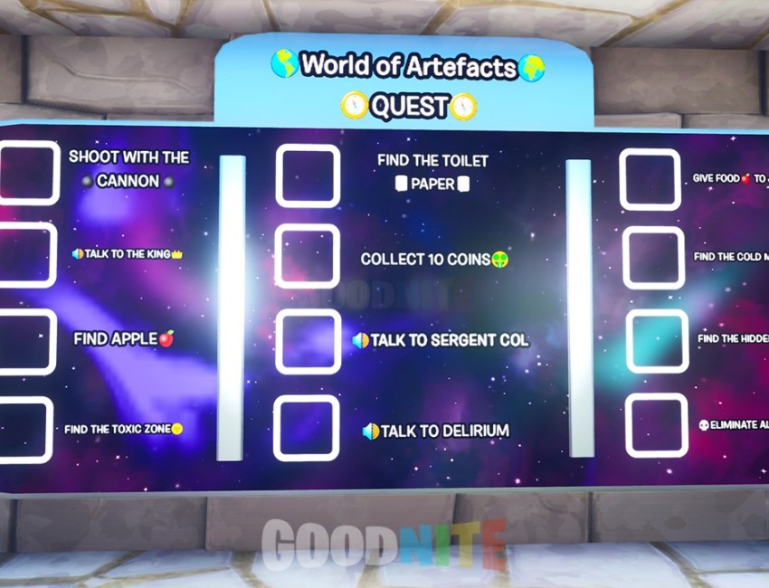cover map WORLD OF ARTEFACTS