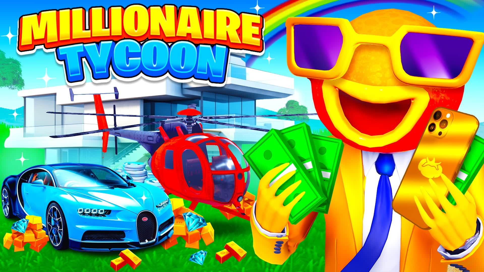 top map image MILLIONAIRE TYCOON